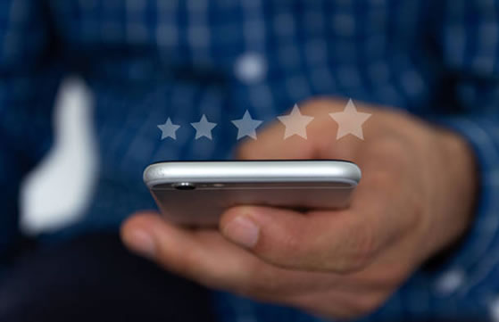 Instant Customer feedback with Star Ratings and Photograph Instant Customer feedback with Star Ratings and Photograph